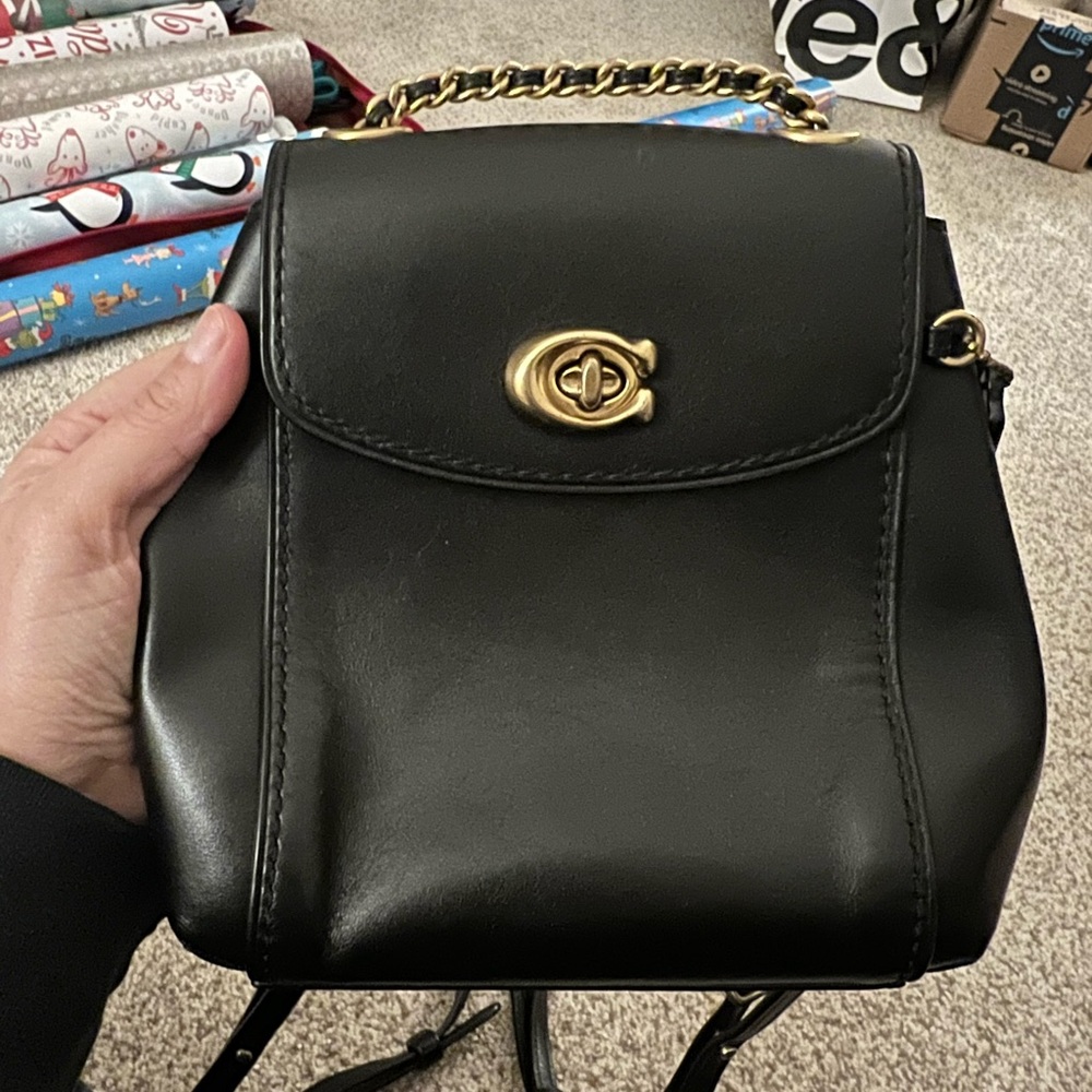 Coach Parker 16 Backpack Black